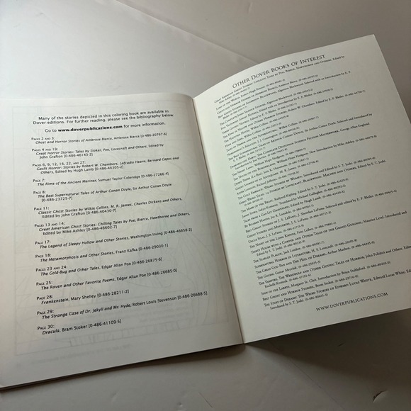 Great Scenes From Horror Stories Coloring Book John Green Classic Tales Gift - Picture 7 of 14